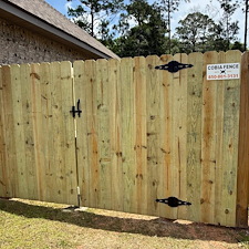 160-Foot-Wood-Privacy-Fence-Installation-in-Gulfport-Mississippi 5